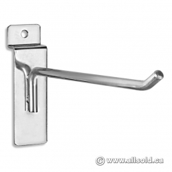 6" Slatwall Peg Hooks - Set of 25